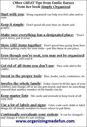 now get to it sit down and make up your weekly schedule and put it on ...