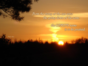 was the first thing on your mind today praise for the lord or were you ...