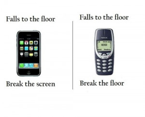 iPhone VS Nokia 3310