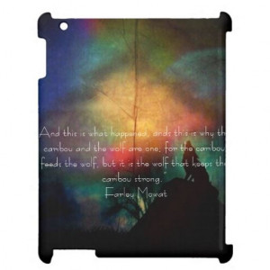 Sold and off to Canada Howling Wolf rainbow colors famous quote ipad ...