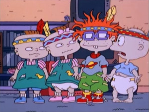 90s Nickelodeon rugrats tommy pickles thanksgiving indians Phil lil ...