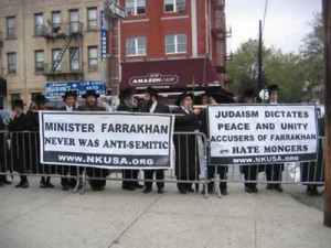 Thread: Orthodox Jews demonstrate in SUPPORT of Farrakhan...