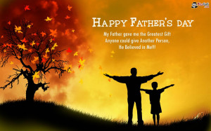 Happy father day quote wallpaper to wish and greet your father. This ...