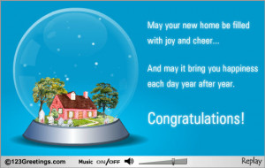 Congratulations On Your New Home Wishes