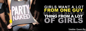 Guy Girls Party Naked Quote