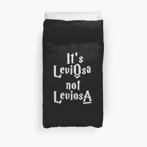 It's Not Leviosa, Its Leviosa White Ink - Harry Potter Quote Shirt ...
