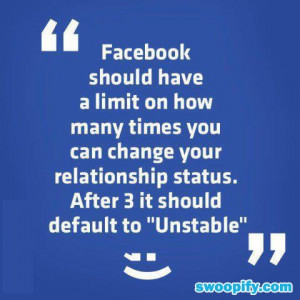 Facebook Limit On Relationship Status #humor #lol #funny