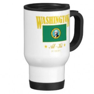 Washington Flag/Motto Coffee Mug