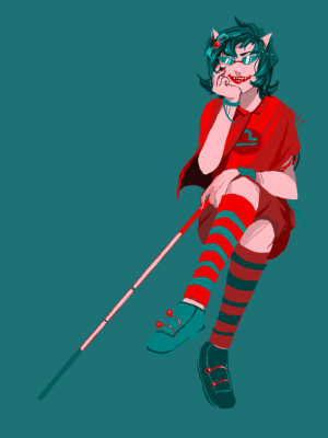 homestuck terezi pyrope tricksters trickster trolls vriska serkert ...