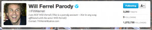 The Will Ferrel Parody Account has 1.27 Million Twitter Followers. It ...