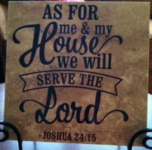 Vinyl quote on a 12x12 tile.