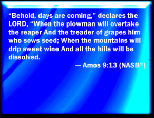 Amos 9:13 Bible Verse Slides