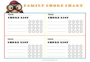 Family Chore Chart With...