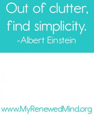 Simplicity quote via www.MyRenewedMind.org