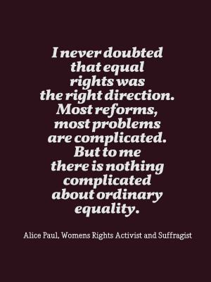 Jan 11 - Alice Paul's Birthday