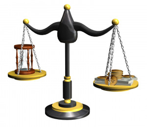 Checks and balances scale