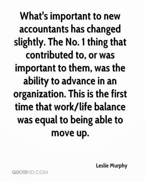 Leslie Murphy - What's important to new accountants has changed ...