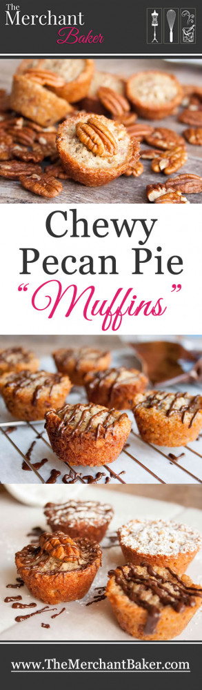Chewy Pecan Pie “Muffins”