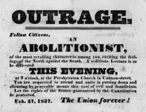 Outrage,” February 2, 1837 Handbill Rare Book and Special ...