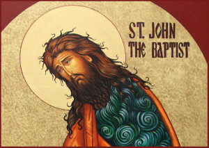 With Saint John The Baptist