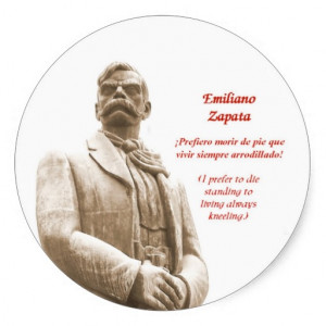 Emiliano Zapata quote sticker
