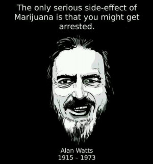 Allen Watts quote on marijuana More Half-Baked Quotes: http ...