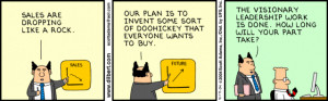 Dilbert Cartoon: Sales Are Dropping