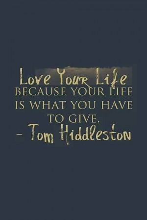 tom hiddleston quote