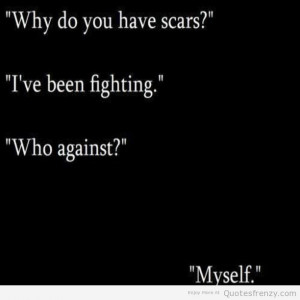 fighting depression life Quotes