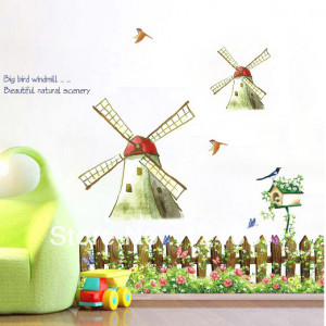And Grass Wallpaper Wall Stickers/ Walls Decor quote Poster Wholesale