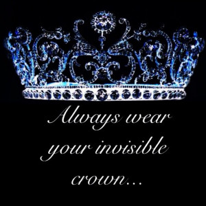 Invisible crown quote #confidence
