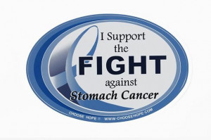 will always support the fight against stomach cancer