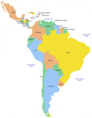 argentina south america map