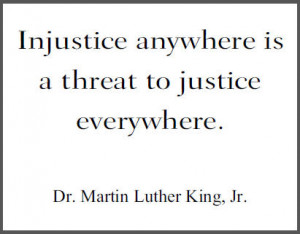 Martin Luther King Quote on Injustice