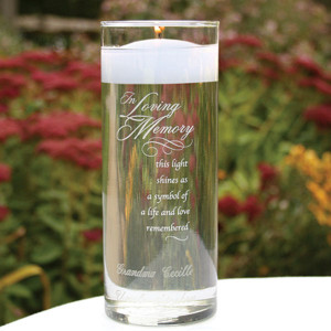 Wedding Table Decorations In Loving Memory Cylinder 22910P