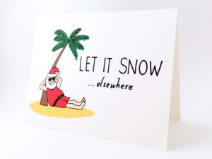 Funny Holiday Card // Humorous Australian Christmas Card // California ...