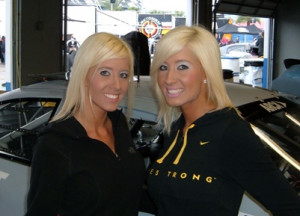 NASCAR Twins Amber and Angela Cope