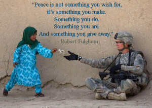 Quote and Photo About How To Find Peace