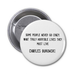 Charles Bukowski Button