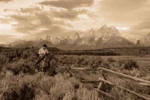 Riding Fences Fine Art Giclee Print