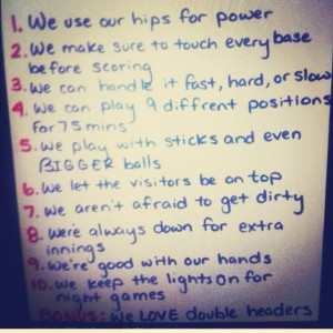 10 reasons to date a softball player(:Softball Players, Quotes, Dates ...