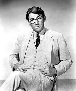 What is a physical description of Atticus Finch in To Kill a ...