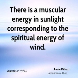 ... energy in sunlight corresponding to the spiritual energy of wind