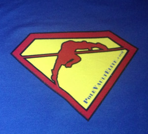 Pole Vault Shirts Superman pole vault shirt