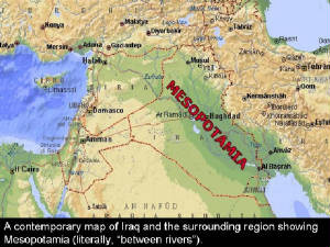 Where Is Mesopotamia Located On the Map