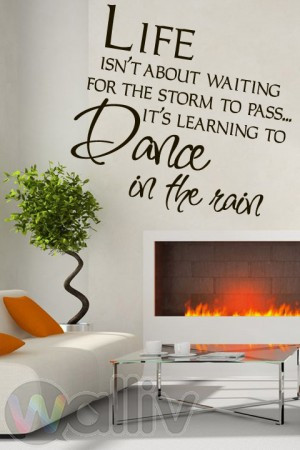 Home / Life Isn't About Waiting For The Storm To Pass... Quote