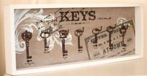 key-box-key-hook-chic-shabby-fun-style-wall-plaque-wall-sign-frame-key ...