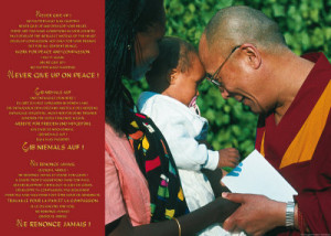 Dalai Lama: Never Give Up on Peace