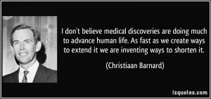 More Christiaan Barnard Quotes