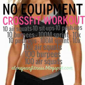 No Equipment - CrossFit Workout